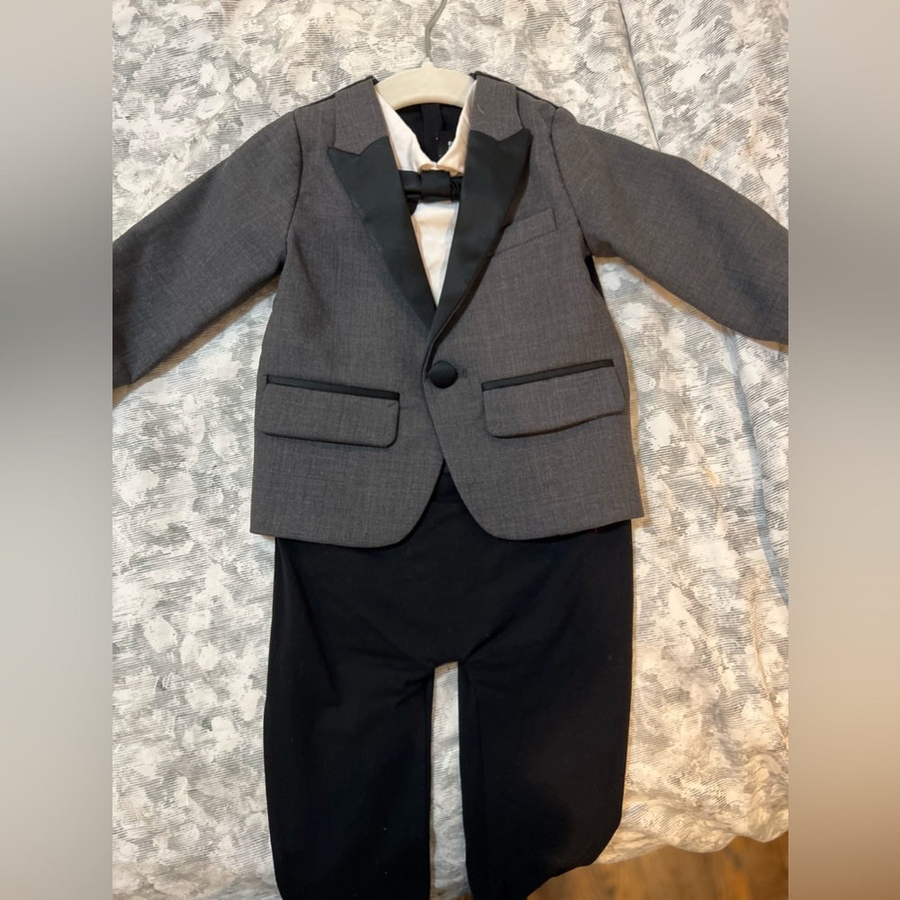 Dsquared Infant One Piece Tuxedo 12 Months